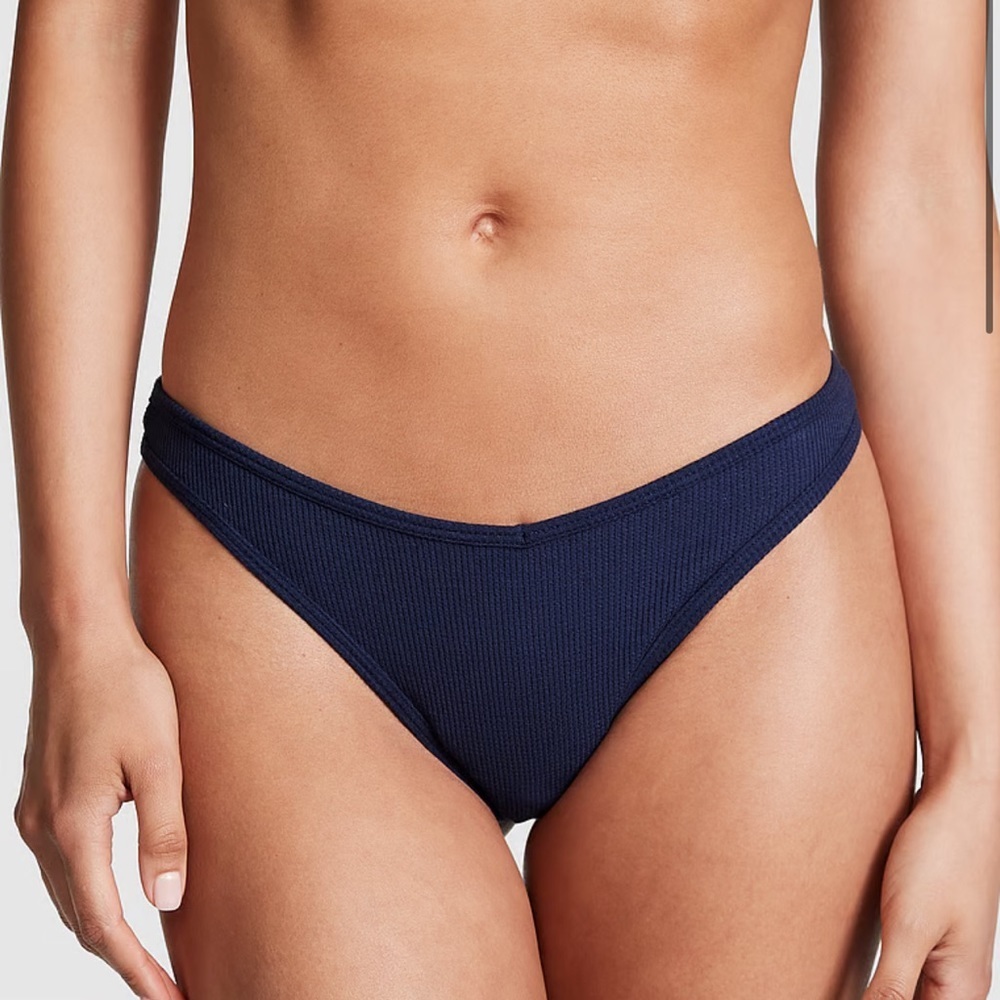 PINK Cotton Thong grey‎ - Picture 2 of 5